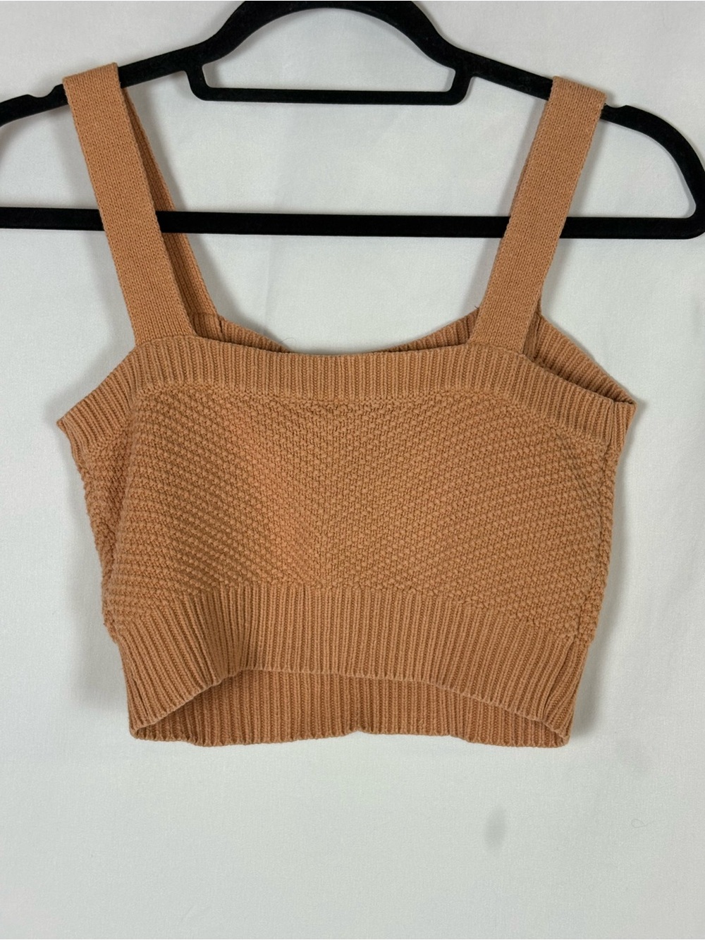 Roxy Camel Knit Crop Tank Top - Picture 6 of 7